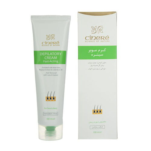 كرم موبر سينره مخصوص صورت و بدن حجم ۱۰۰ میلی لیتر 1 كرم موبر سينره مخصوص صورت و بدن حجم ۱۰۰ میلی لیتر